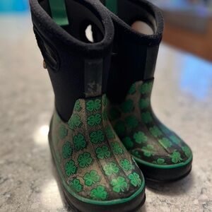 Kids Bogs 4H Clover insulated Boots - Green